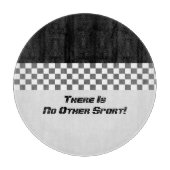 Zwart-witcheque Snijplank (Voorkant)