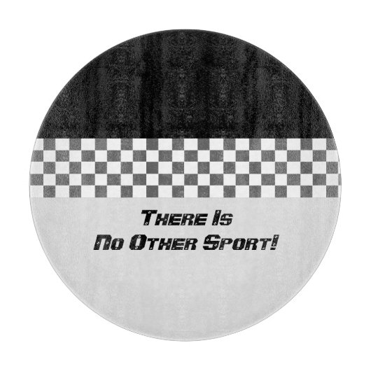 Zwart-witcheque Snijplank (Voorkant)