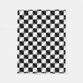 Zwart-witchequedog Fleece Deken (Voorkant)