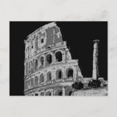 Zwart-witcolosseum Briefkaart (Voorkant)