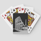 Zwart-witcolosseum Pokerkaarten (Achterkant)