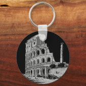 Zwart-witcolosseum Sleutelhanger (Voorkant)