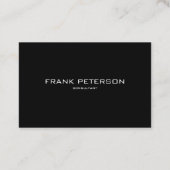 Zwart-witconsultant voor QR-codes Visitekaartje (Achterkant)