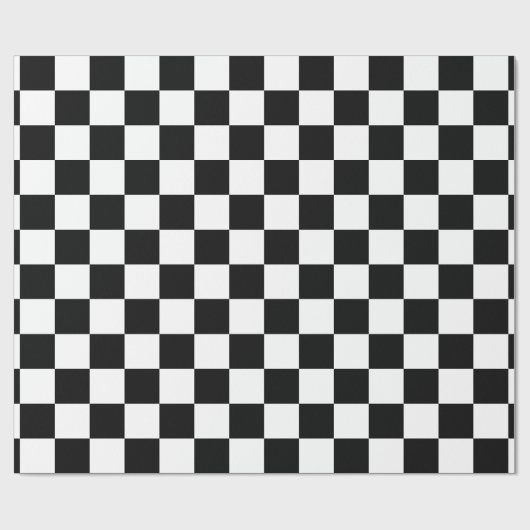 Zwart-witcontrole Cadeaupapier (Vlak)