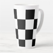 Zwart-witcontrole Latte Mok (Rechterhoek)