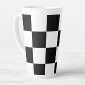 Zwart-witcontrole Latte Mok (Linkerhoek)