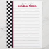 Zwart-witcontrole met pagina Ontvanger rode access (Voorkant)