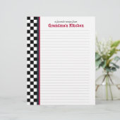 Zwart-witcontrole met pagina Ontvanger rode access (Staand voorkant)