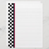 Zwart-witcontrole met rood Multomap (Voorkant / Achterkant)