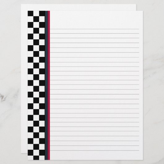 Zwart-witcontrole met rood Multomap (Voorkant / Achterkant)