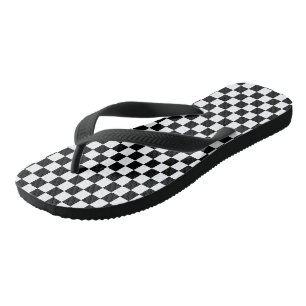 Zwart-witcontrole Teenslippers