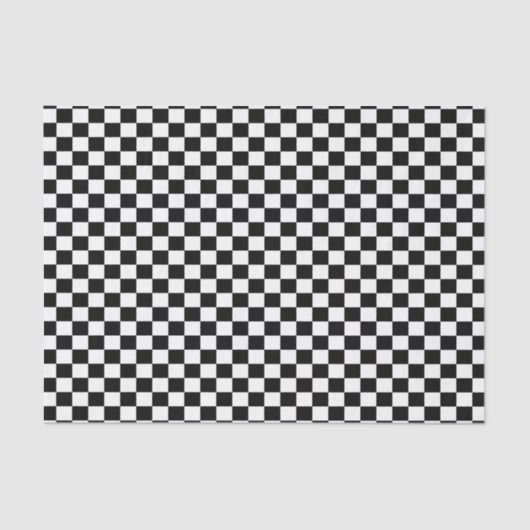 Zwart-witcontrole Tissuepapier (Voorkant)