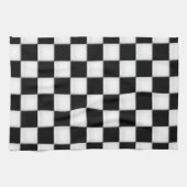 Zwart-witcontrolepatronen Theedoek (Horizontaal)