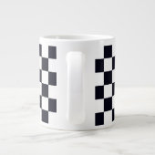 Zwart-witcontrolepatroon Grote Koffiekop (Achterkant)