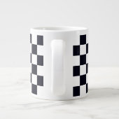 Zwart-witcontrolepatroon Grote Koffiekop (Achterkant)