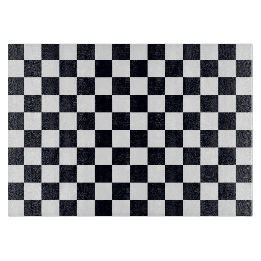 Zwart-witcontrolepatroon Snijplank (Voorkant)