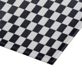 Zwart-witcontrolepatroon Snijplank (Hoek)