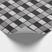 Zwart-witcontroles Cadeaupapier (Hoek)