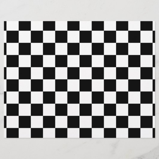 Zwart-witcontroles dubbelzijdig papier (Voorkant)