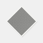 Zwart-witcontroles Servet (Hoek)