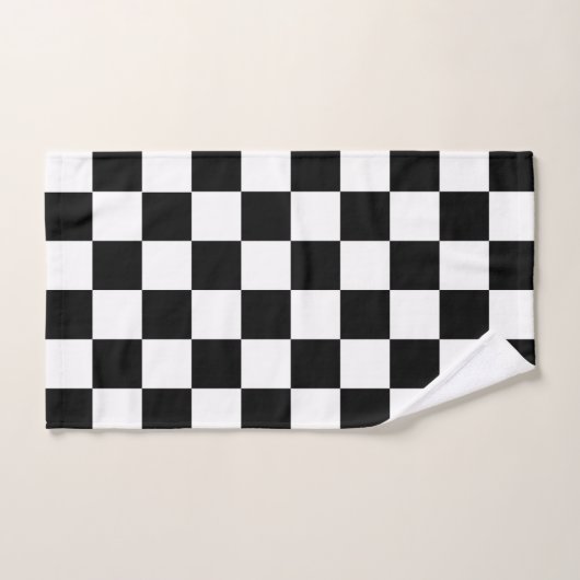 Zwart-witcontroleur Bad Handdoek (Handdoek)