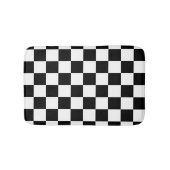 Zwart-witcontroleur Badmat (Voorkant)