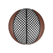 Zwart-witcontrollerpatroon Basketbal (Verticaal)