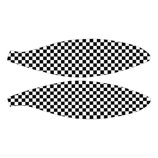 Zwart-witcontrollerpatroon Basketbal (Panelen)