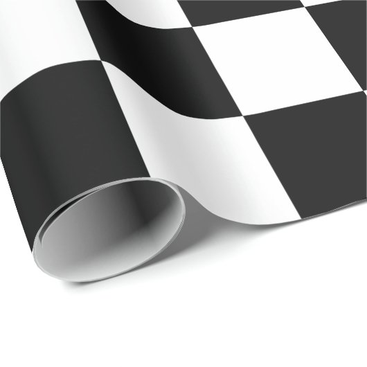 Zwart-witcontrollerpatroon Cadeaupapier (Rol Hoek)