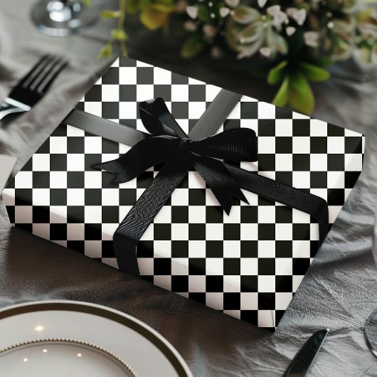 Zwart-witcontrollerpatroon Cadeaupapier