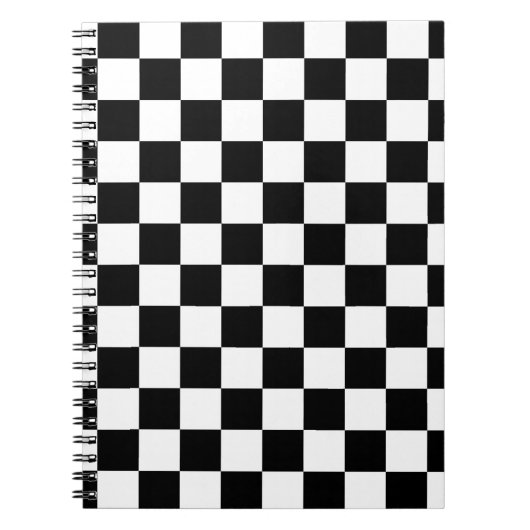 Zwart-witcontrollerpatroon Notitieboek (Voorkant)