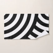 Zwart-witcurven Bad Handdoek (Handdoek)