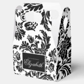 Zwart-witdamesbruid Bedankdoosjes (Geopend)