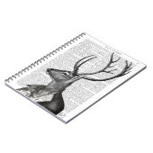 Zwart-witdeerportret Notitieboek (Linkerzijde)