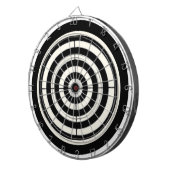 Zwart-witdoel Dartbord (Voorkant Rechts)
