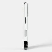 Zwart-wite Eiffeltower Case-Mate iPhone Case (Achterkant / Rechts)