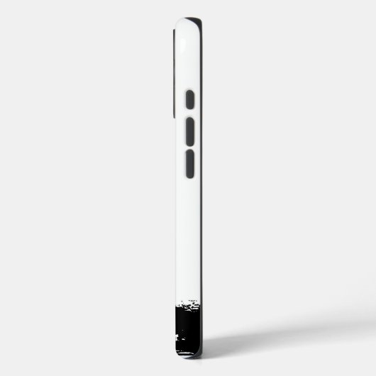 Zwart-wite Eiffeltower Case-Mate iPhone Case (Achterkant / Links)