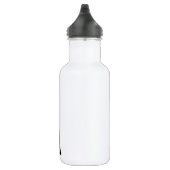 Zwart-wite Eiffeltower Waterfles (Rechts)