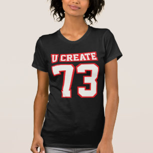 ZWART WITE RED Womens Bella Favorite Jersey T-shirt