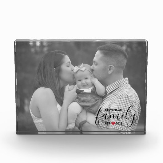 Zwart-witfamilie Oost. Foto van de jaarhartfamilie (Voorkant)