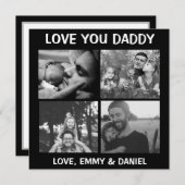 Zwart-witfilter | Van je vader foto (Voorkant / Achterkant)