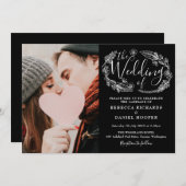 Zwart-witfolievriendetfoto Kaart (Voorkant / Achterkant)