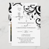 Zwart-witfoto en QR-code Kaart (Voorkant / Achterkant)