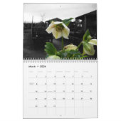 Zwart-witfotografie met kleurenaccessoires kalender (Mar 2026)