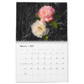 Zwart-witfotografie met kleurenaccessoires kalender (Feb 2027)
