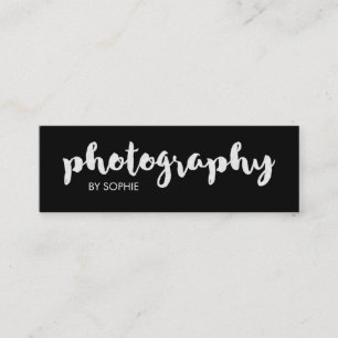 Zwart-witfotografie Mini Visitekaartje