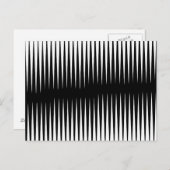 Zwart-witfrequentie Briefkaart (Voorkant / Achterkant)