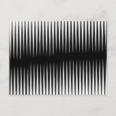 Zwart-witfrequentie Briefkaart (Voorkant)