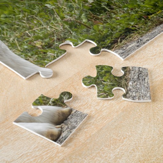 Zwart-witgeit Legpuzzel (Zijkant)