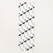 Zwart-witgelsmat Yogamat (Voorkant)